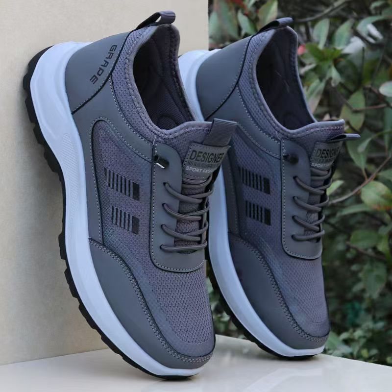 Sapatos casuais de malha respirável para homens de verão